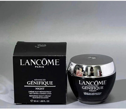 Lancome Advanced Génifique Night Cream 50mL / 1.7oz Repairing Moisturizer New