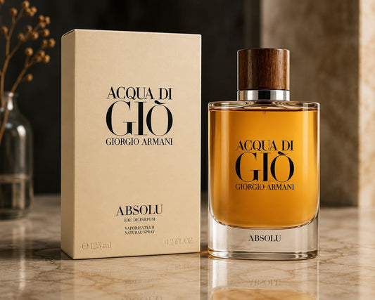Giorgio Armani Acqua di Giò Absolu Eau de Parfum for Men 4.2 oz / 125 ml