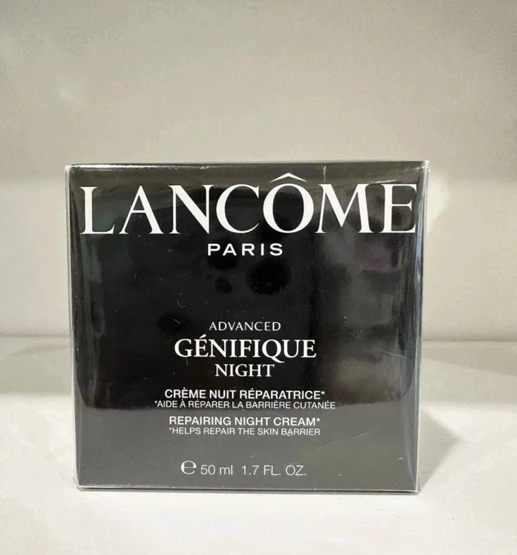 Lancome Advanced Génifique Night Cream 50mL / 1.7oz Repairing Moisturizer New