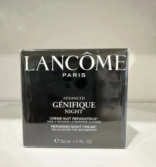 Lancome Advanced Génifique Night Cream 50mL / 1.7oz Repairing Moisturizer New